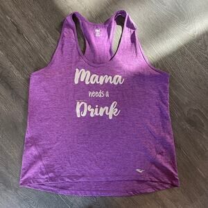 Everlast Tank Top Womens XL Purple Activewear Humor Funny